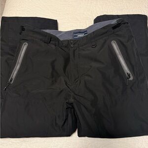 Lands' End Men's Black Snow Pants